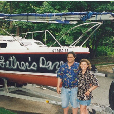 Delivery of Michael Meltzer's boat